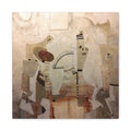 Abstract Geometric Matte Canvas Art Name is Anatolian Figure